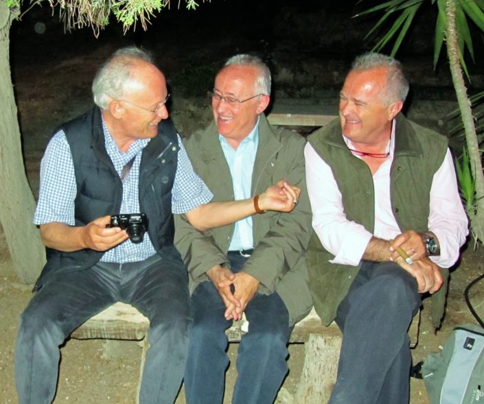 Amb José Fernando Hinojo i Joan Estrada a Jerusalem a l'abril del 2015.