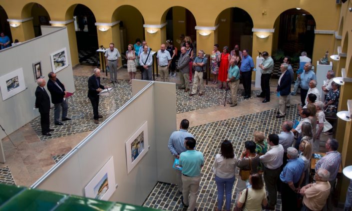 Inauguració de la exposició "Aigües i moviment" a la Diputació de Tarragona el 16-6-17.