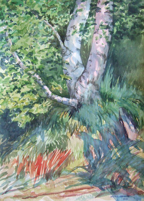Aquarel·la sobre paper (51x36).