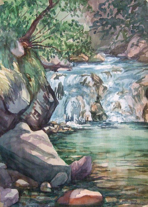 Aquarel·la sobre paper (51x36).