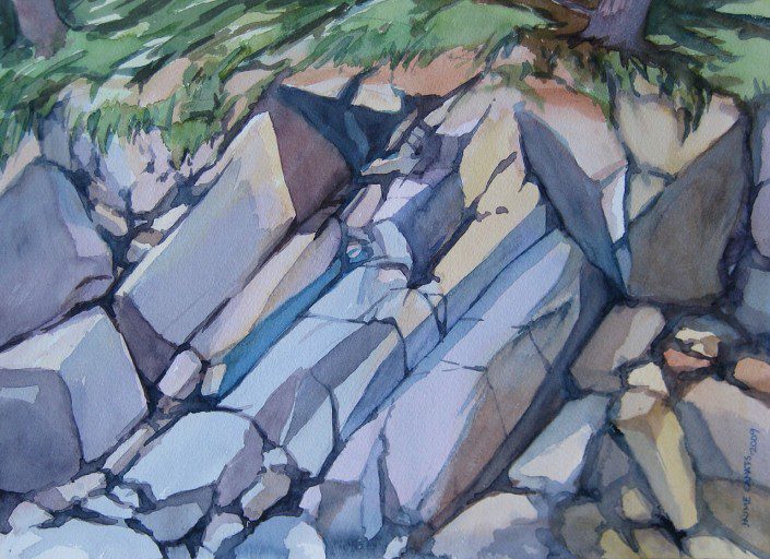 Aquarel·la sobre paper (26x36). Propietat de Neus Mariné.