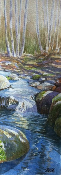 Aquarel·la sobre paper (36x11). Propietat de Leopoldo Buñol.