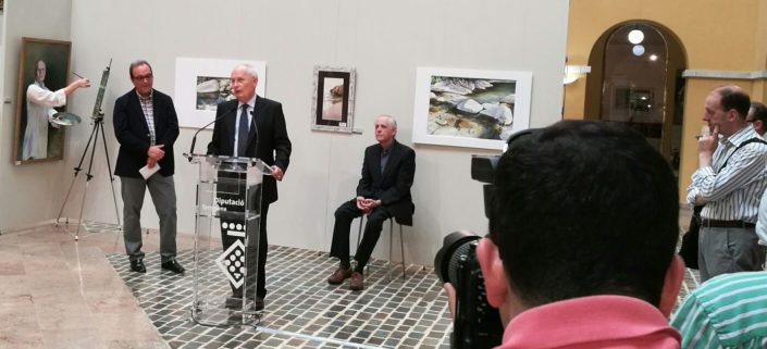 Inauguració de la exposició "Aigües i moviment" a la Diputació de Tarragona el 16-6-17.