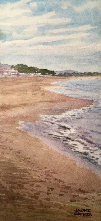 Aquarel·la sobre paper (20x10). Propietat de Navarrés.