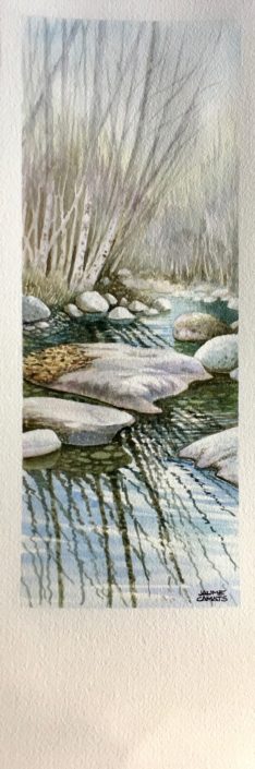 Aquarel·la sobre paper (39x12). Propietat d'Anna Castellà.