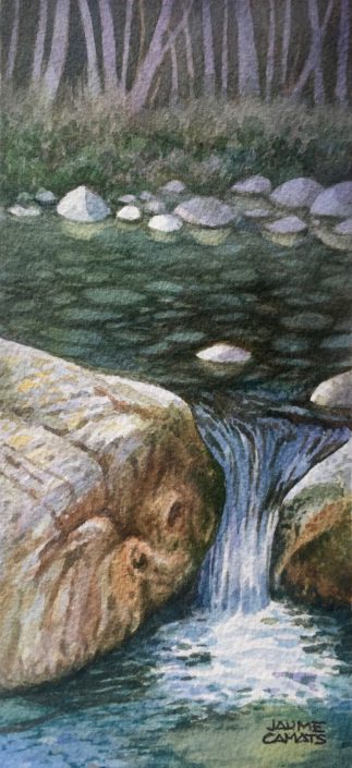 Aquarel·la sobre paper (20x10). Propietat de la familia Masferrer-Fons.