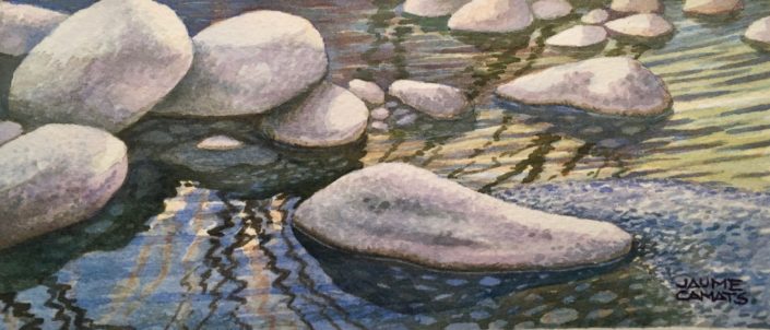 Aquarel·la sobre paper (10x20). Propietat de la familia Cané-Rúbies.