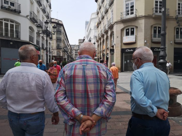Amb Joan Estrada i José Fernando Hinojo a Saragossa al juliol de 2021.