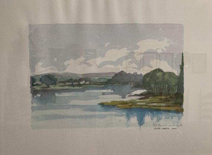 Aquarel·la sobre paper (36x51). Propietat Tomàs Cortada