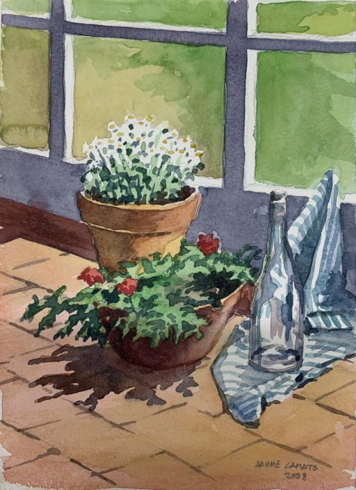 Aquarel·la sobre paper (30x20). Propietat de Juan Carlos Lucea.