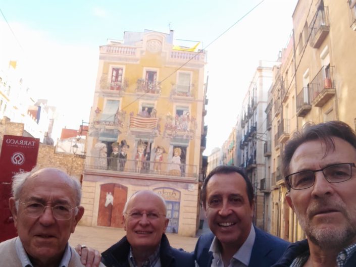 Amb Joan Janariz, Joan Carles Lucea i José Juan Crespo.