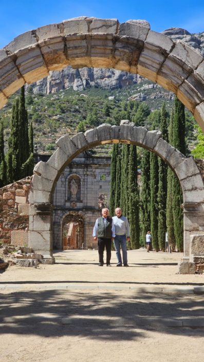 Visitant les ruïnes amb en Joan Estrada.